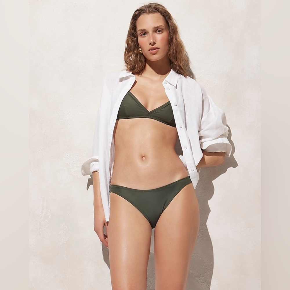 J. Crew Hipster Full-Coverage Bikini Bottom